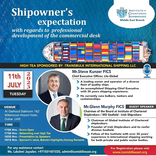 ICS ME EVENT - SHIPOWNER EXEPECTATION